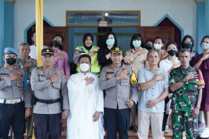 Kapolres Lampung Utara Pantau Gereja, Pastikan Perayaan Natal 2022 Berlangsung Aman