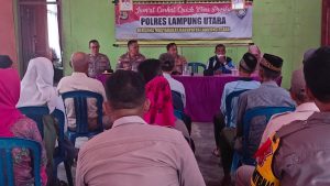 Serap aspirasi masyarakat, Kapolres Lampung Utara gelar kegiatan ‘Jumat curhat’