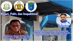 Kejari, Tipikor dan Inspektorat OKI Diminta Menindaklanjuti Dugaan Korupsi di Kantor Camat Pedamaran