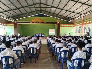Antisipasi perkelahian antar pelajar, Wakapolres Lampung Utara anjangsana ke sekolah