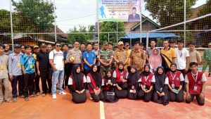 Turnamen Volly Ball antar kampung dan Kecamatan di lapangan volly Menanga Siamang kecamatan Banjit