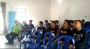 Raden Sutomo PJ Kampung Negri Batin Kecamatan Umpu Semenguk Hadiri Gelar Kerja Nyata dari Universitas Lampung KKN periode 1 tahun 2023