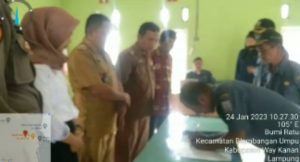 Selasa, 24 Januari 2023 Pemerintah kampung Sriwijaya kecamatan Umpu semenguk gelar acara Musyawarah Perencanaan Pembangunan Kampung (Musrenbangkam), APBD 1, 2 dan APBN Tahun Anggaran 2024