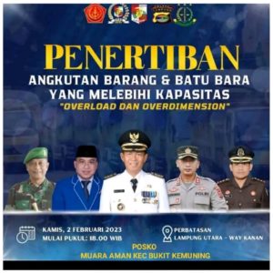 Masyarakat Dukung Porkopimda Lampung Utara Dalam Penerapan SKB Terkait Pengangkutan Barang Dan batubara