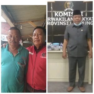 Sahdana Dumas Anggota DPRD propinsi komisi 1 dari partai PDIP Waykanan Berkunjung Sulaturahmi di kediaman Bapak kasir salah satu tokoh masyarakat Umpu Bhakti