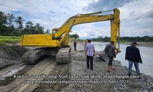 Penambangan Pasir di Sungai Krueng Aceh Resahkan Warga, Pemda Terkesan Tutup Mata