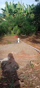 Desa kalicinta mulai membangun menggunakan anggaran dana Desa