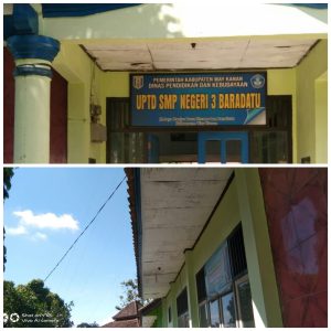SMPN 3 Baradatu Diduga Kepala sekolah Nuryanto Korupsi Dana Bos