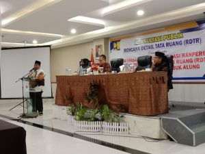 Bupati Padang Pariaman Menutup Konsultasi Publik Rencana Detail Tata Ruang Kecamatan Lubuk Alung