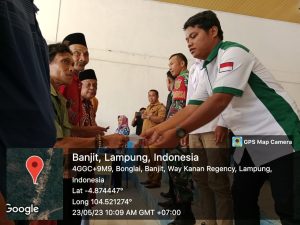Pembagian BLT DD tahap pertama kampung Bonglai di bagikan kepada 35 KPM masyarakat Miskin Extrim