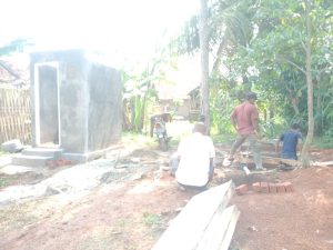 Desa Kalicinta Kecamatan Kotabumi Utara Lampung Utara Menerima Program Sanitasi Desa (SANDES) dari Pemerintah Pusat dan Balai Prasarana Lampung