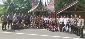 AKP Sirjon Hardi mengunjungi Poskamling Batu Calung Nagari III Koto Aurmalintang Selatan Kecamatan IV Koto Aurmalintang