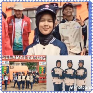 Asmara Sisiwi SMP Negeri 1 Kasui dipercaya menjadi petugas JUMPA BAKTI GEMBIRA NASIONAL (JUMBARA) PMR IX TAHUN 2023