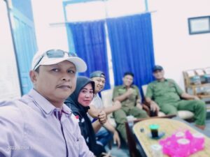RUSTAM MENEJER PMKS .PT PLM LAMPUNG PERSADA Desa bumi Agung menyambut baik kedatangan kawan media