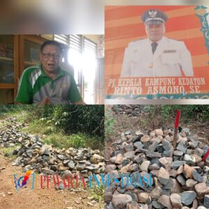 Pembangunan Jalan Onderlagh, Diduga Ada Korupsi Di Ahir Masa Jabatan PJ Kepala Kampung Kedaton Belum Rampung Seratus Persen