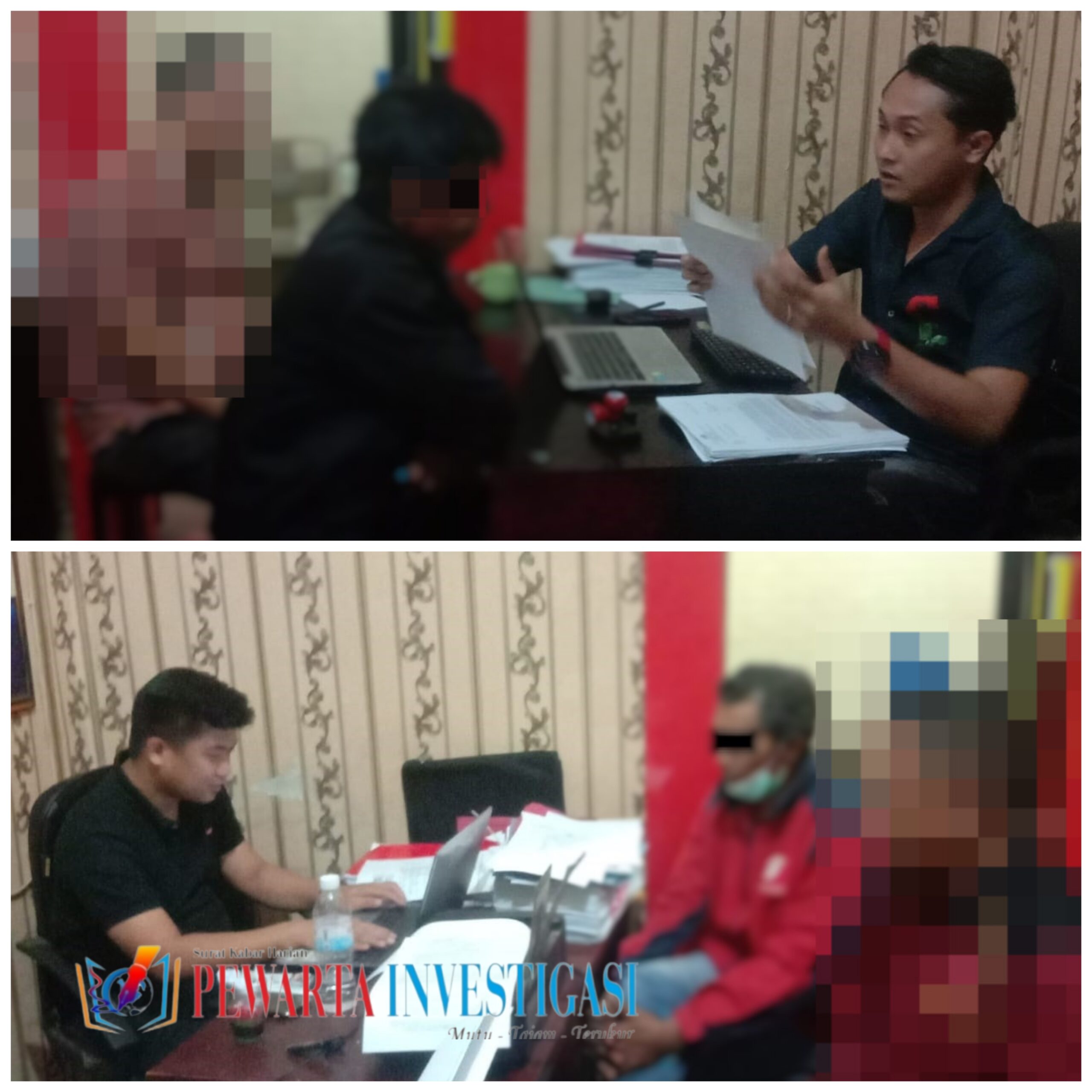 Dua Kepala Kampung Diduga Korupsi ADD Diringkus Unit Tipidkor Satreskrim Polres Way Kanan.