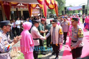 Kunjungan Kerja di Polres Way Kanan, Kapolda Lampung Resmikan Gedung  SPKT Satu Atap