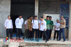Raden Adipati, Bupati Waykanan Tinjau Progres Pembangunan Gedung Sekretariat PD Muhammadiyah