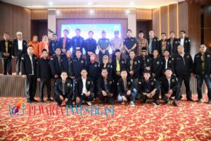 Dihadiri Bupati Panca Wijaya Akbar” Ketua Fredi Kurniawan Bersama Pengurus PWI Ogan Ilir 2023-2026 Selesai Dilantik