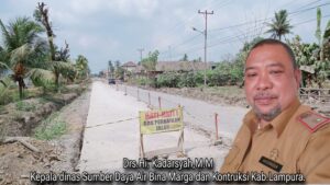 Pengguna Jalan Ucapkan Terimaksih Kepada Pemkab Lampura, Telah Memperbaiki Jalan.