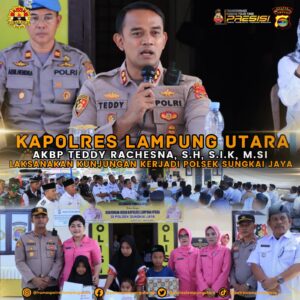 Cegah Kenakalan Remaja, Kapolres Lampung Utara Ingatkan Kapolsek Untuk Gelar Police Goes to School