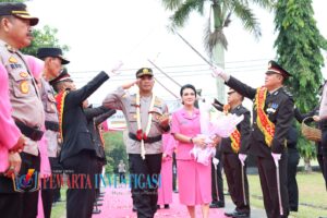 Upacara Welcome and Farewell Parade, Kapolres Way Kanan AKBP Pratomo Widodo Tekanan Zero Pelanggaran Tingkatkan Prestasi.
