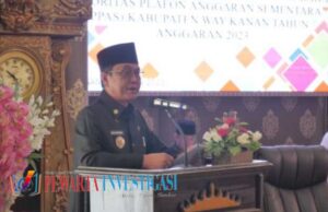 DPRD Way kanan Adakan Rapat Paripurna, Ali Rahman Sampaikan Rancangan Perubahan KUA-PPAS 2023