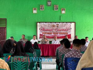 Jum’at Curhat, Kapolres Way Kanan Sambangi SMAN 1 Blambangan Umpu