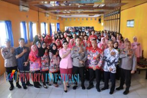 Kunjungi Kemala Bhayangkari, Kapolres Lampung Utara Tatap Muka Bersama Dewan Guru dan Staf