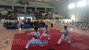 Inkado Lampura laksanakan Ujian kenaikan Sabuk karateka/turun kyu