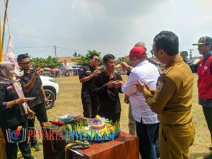 Ketua DPRD Way Kanan hadiri Gebyar Budaya Tradisional dalam Rangka HUT SMSI Way Kanan Ke 1 , dibuka oleh Kadis Kominfo