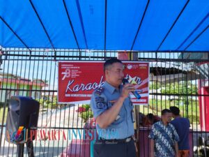 Lapas Klas II B Lubuk Basung,Kabupaten Agam Laksanakan Lomba Karoke Antar Warga Binaan Pemasyarakatan.