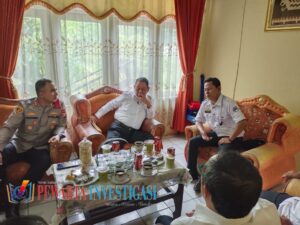 Jalin Silaturahmi dan Koordinasi Kamtibmas, Kapolres Way Kanan Kunjungi Kantor Camat Way Tuba