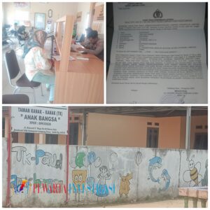 Pihak PAUD/TK Kanak-Kanak Anak Bangsa di Laporkan Warga di Polres Lampung Utara