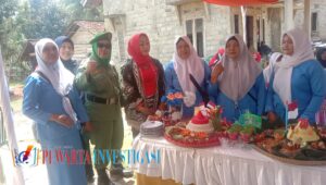 Semarak HUT RI ke-78 Di-desa Cempaka Berbagai Rangkaian Lomba Ada kuliner Nasi Tumpeng dan Aneka Kue