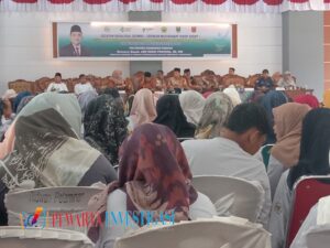 Anggota Komisi IX DPR RI Ade Rezki Pratama, SE, MM Sosialisasi Germas Dihadapan 550 Rakyat Kabupaten Agam