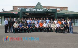 Kodim 0402/OKI Gelar Rapat Antisipasi Karhutla dan Apel Kesiapsiagaan