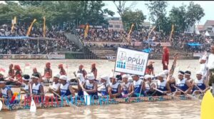 PPWI Sponsori Jalur Mantiko Limbek Putih pada Even Nasional Pacu Jalur Kuansing 2023