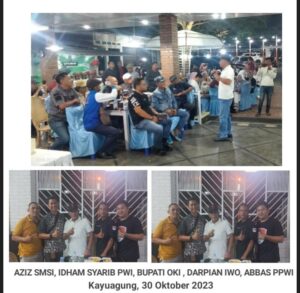 Pamit Bupati OKI H. Iskandar SE ucapan terima kasih kepada Semua media dan lembaga sosial