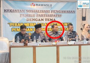 Sosialisasi Pengawas Pemilu, Ketua Bawaslu OKI: Peran Masyarakat dan Media Sangat Penting
