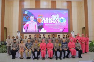 Hari Kesatuan Gerak Bhayangkari Ke 71, Bhayangkari Polda Lampung Gelar Ceramah Kesehatan