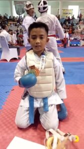 Patih Sabet Mendali Emas Dalam Kejuaraan Karate Bali Badung Open International Championship 2023