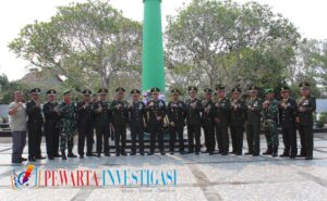Sambut Peringatan HUT TNI KE – 78, Kodim 0402/OKI Ziarah Rombongan Di TMP Kusuma Negara Kayuagung