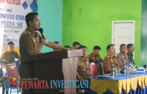 Wakil Bupati Lampung Utara, H. Ardian Saputra, S.H. Kunjungan Kerja, di Desa Semuli Raya dan Desa Sukamaju Kecamatan Abung Semuli Lampung Utara