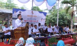 Wabup Lampura, Ardian Saputra Silaturahmi di 2 Desa, Desa Bojong Barat dan Kotabumi Tengah Barat Kecamatan Kotabumi