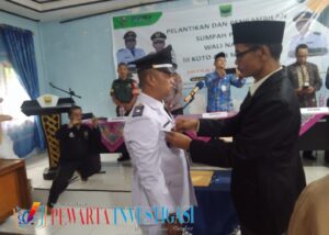 Mitra Susanto Akhirnya Dilantik Sebagai PJ Wali Nagari III Koto Aur Malintang