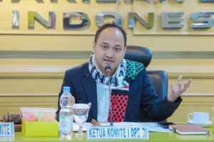 H. Fachrul Razi, MIP Ketua Komite I DPD RI Pimpin Kaukus DPD RI untuk Kemerdekaan Palestina