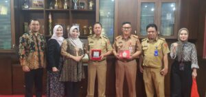 Pemkab Lampung Barat Mendapat Kunjungan Pihak Telkom