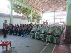 Penyuluhan Bintaljarah Kodam II Sriwijaya di Kodim 0402/OKI