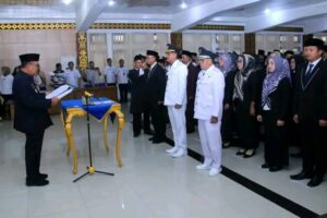 Penghujung Tahun 2023 Pemkab Lampura Merombak 124 Pejabat Eselon II III IV